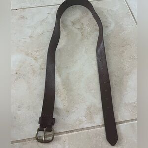 Carhartt Brown Leather Belt Mens Sz L(Thick Leather)